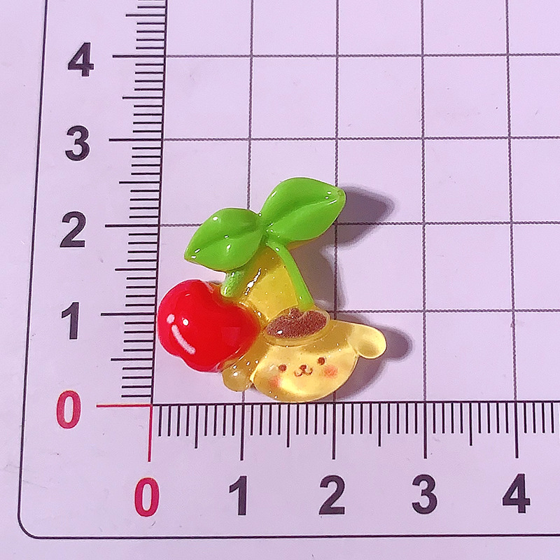Cartoon Fruit Sanrio Odiy Accesorios de resina Crema pegamento para el cabello Teléfono móvil Taza de agua Colgante Material hecho a mano