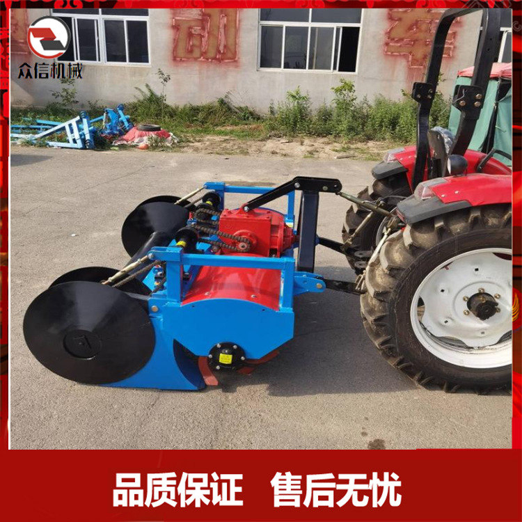 四轮拖拉机旋耕起垄一体机苗床机筑埂机起垄机蔬菜育床机