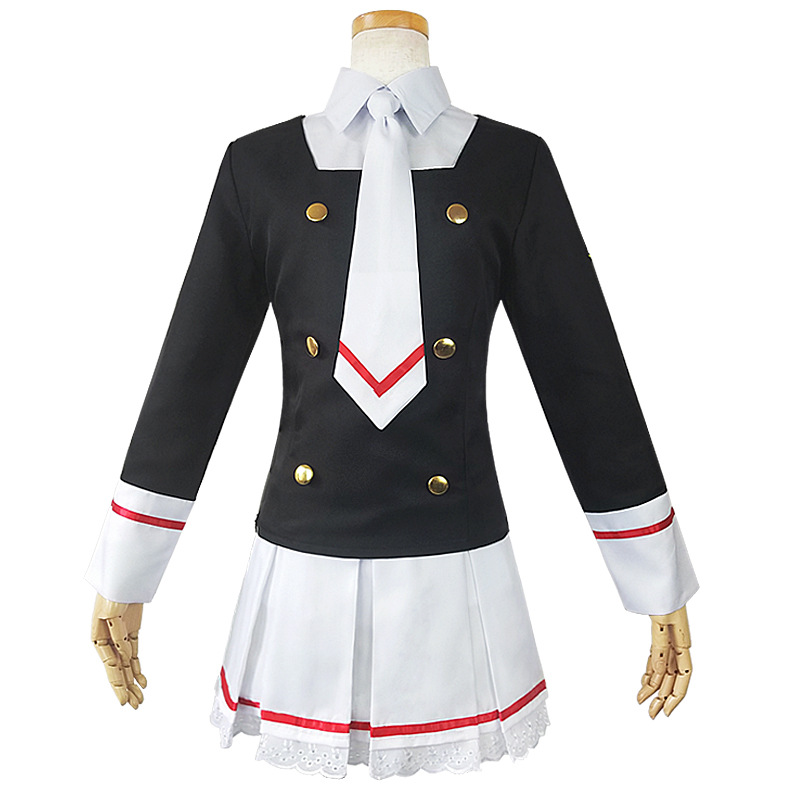 Magic Card Loli Cosplay Costume Small Sakura Sailor Uniform Character Role Play Student Uniform Anime Costume