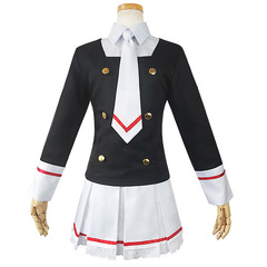 Magic Card Loli Cosplay Costume Small Sakura Sailor Uniform Character Role Play Student Uniform Anime Costume