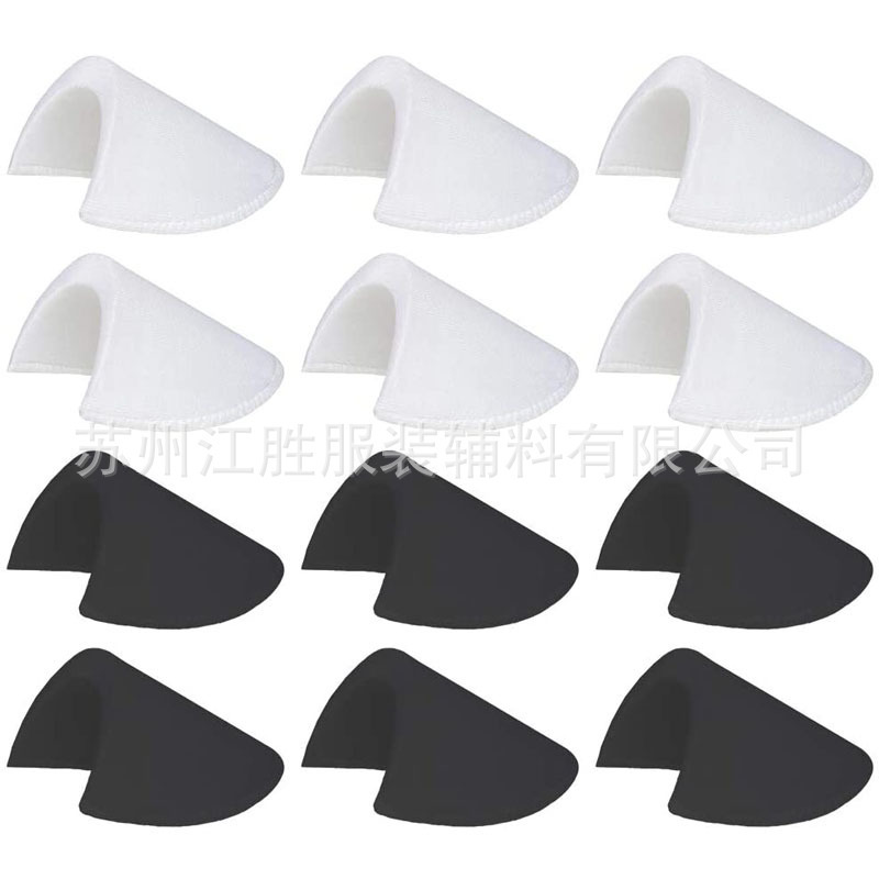 Spot supply sponge shoulder pad size 15*9*1cm black and white two color sponge shoulder pad small suit shoulder pad Spot supply sponge shoulder pad size 15*9*1cm black and white two color sponge shoulder pad small suit shoulder pad