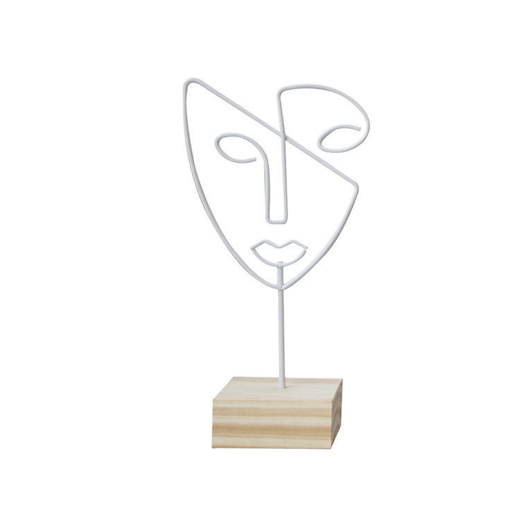 180g Weight Jewelry Rack Classification 1 Piece Quantity Iron Material Human Face Pattern Nordic Style, Modern Style Style Nordic Style Modern Style Human Face Iron Jewelry Rack 22