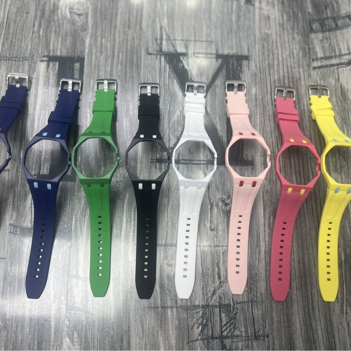 Подходящее к совместному бренду AP Audemars Piguet Royal Oak Swatch co-branded Swatch Royal Pop наручные часы с интегрированным ремешком