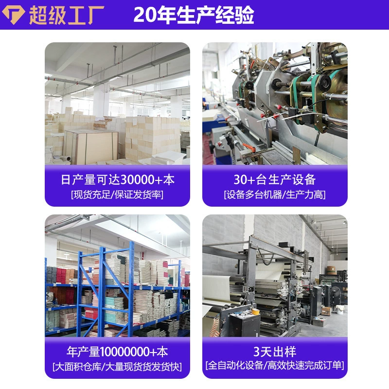 A5 Custom Work Notebook, Increased Thickness Business Version, U‑buckle Covers, 200–360 pages