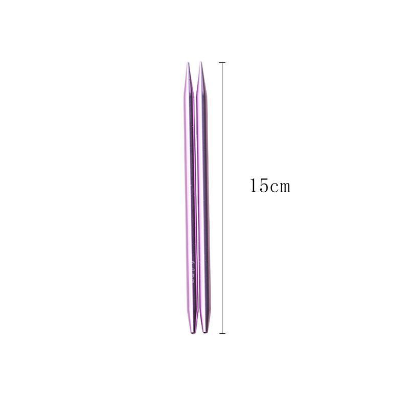 Herramientas de tejer QVCBF aguja de alargamiento 15cm desmontable de alúmina aguja de anillo aguja de suéter aguja de anillo aguja set