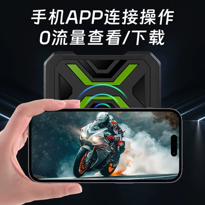 Dual-Lens Waterproof Motorcycle Parking, Motorcycle driving recorder