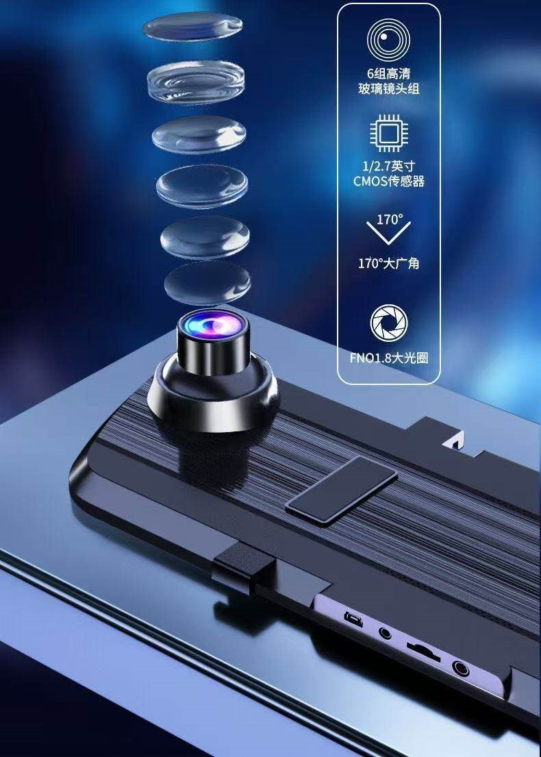 Suitable for 2026 new model cars, USB dashcam with ultra-high-definition night vision, dual front and rear cameras, and reverse camera 3