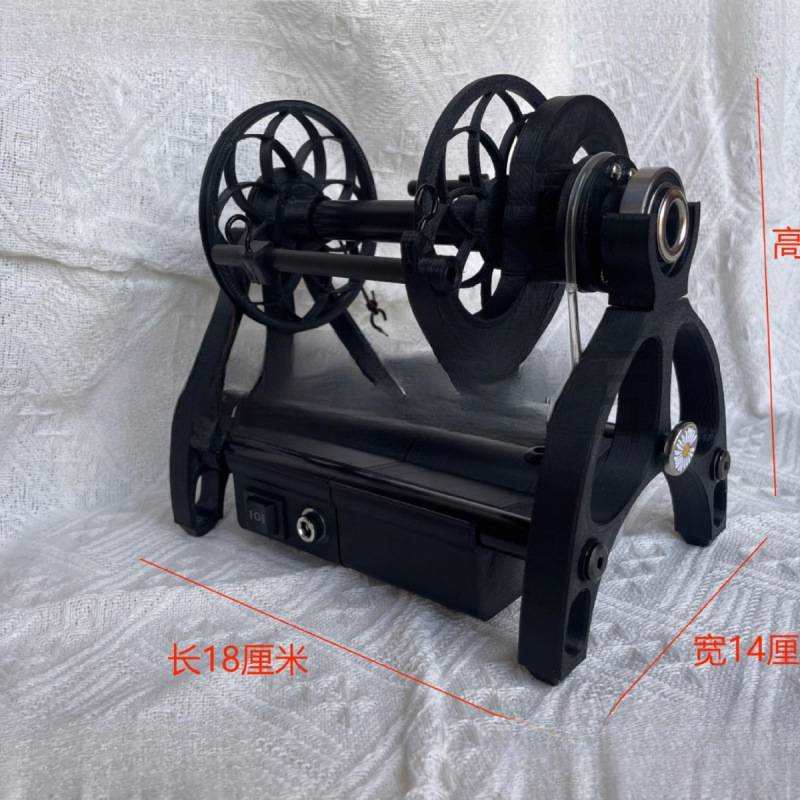 羊毛毛纺车电动小狗纺线