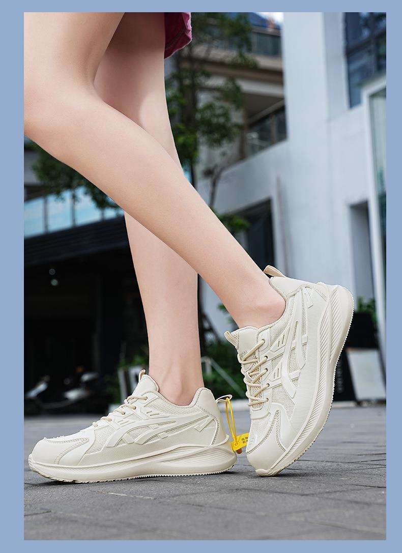 Women Ladies Tennis Shoes Walking Shoes Sneakers Synthetic Rubber Sole Cushioned Easy To Clean Footgear_voghion.com
