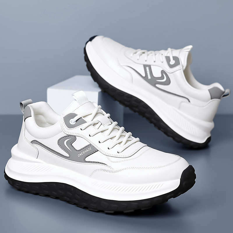 Primavera nuevos zapatos de papá para hombres zapatos deportivos transpirables de suela gruesa para hombres zapatos de moda zapatos casuales de todo fósforo zapatos para hombres al por mayor