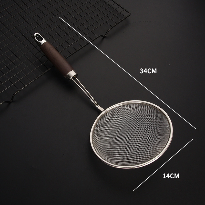 14cm 나뭇결 손잡이