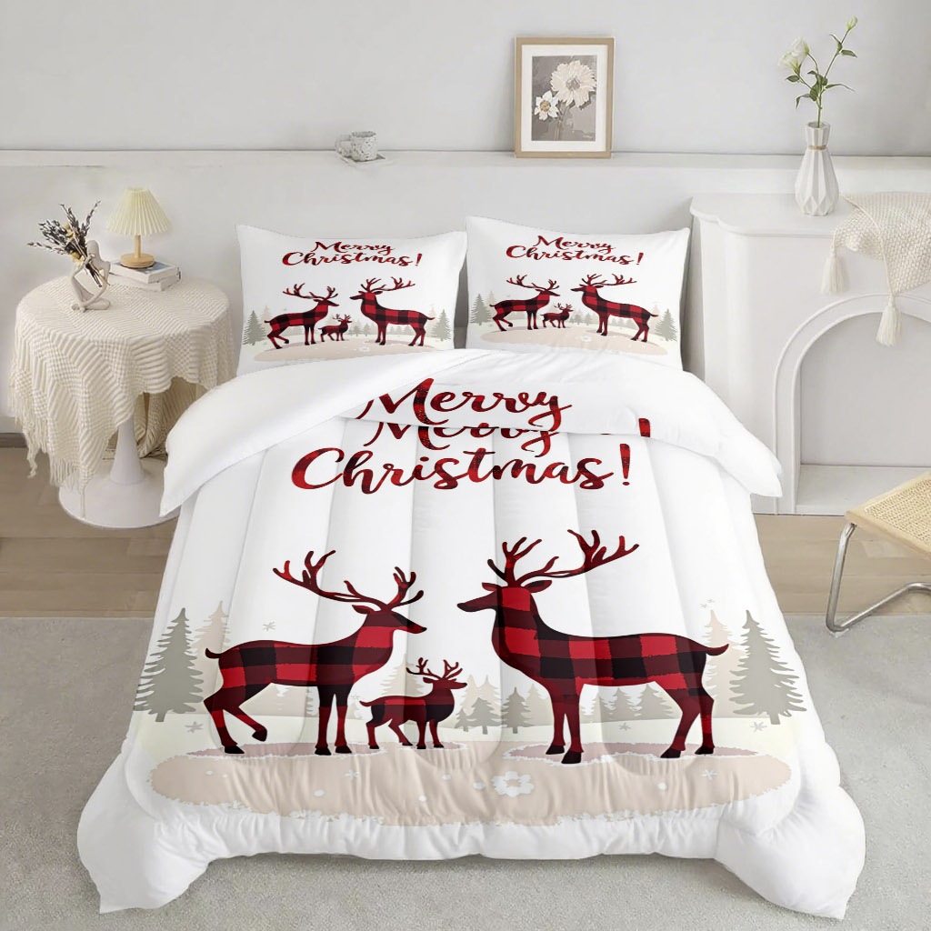 TEMU / JIT nuevo producto de impresión digital 3D de Navidad 180gms fuente de fabricantes de edredones