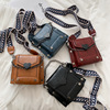 Retro small bag for oily skin, capacious trend wallet, universal shoulder bag