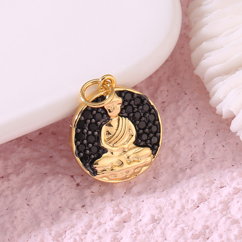 All Seasons Season 1 Piece Copper Zircon Round Devil's Eye Pendant