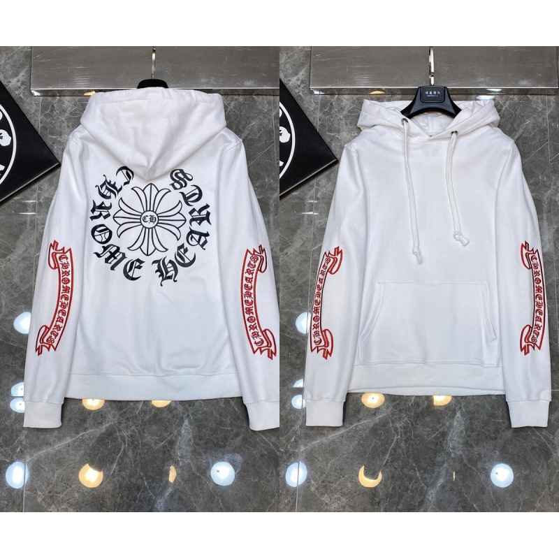 Chrome Heart Hoodie 克罗伈十字架连帽卫衣跨境宽松男女拉链帽衫|undefined