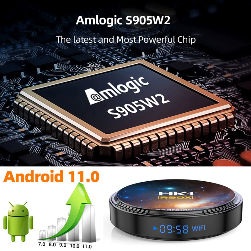 HK1 RBOX W2T Android set-top box S905W2 Android 11 dual-frequency WIFI BT 4K TV BOX