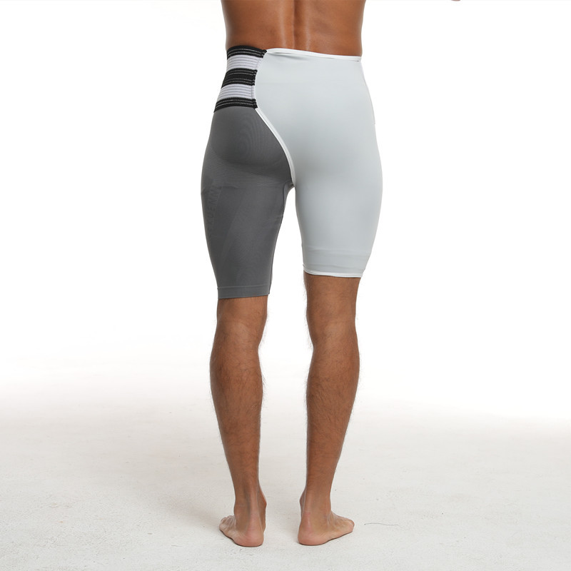 Soft Pressurized Abdominal Tightening Sports Leggings, Skin-Friendly High-Elastic Waist Straps, Hip Joint and Thigh Restraint Protective Gear Auxiliary Belt