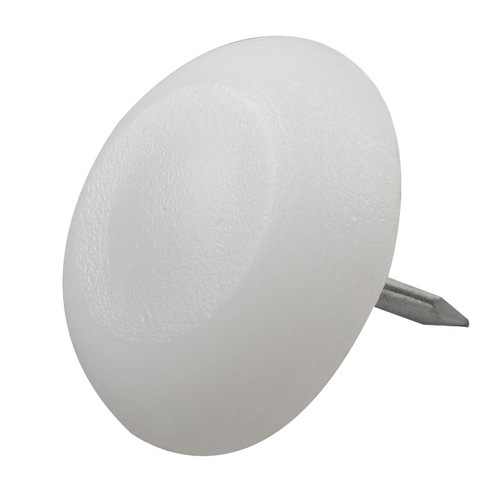 Thickened white nylon furniture round foot nails sofa tables and chairs non-slip moisture-proof silent plastic square foot nails