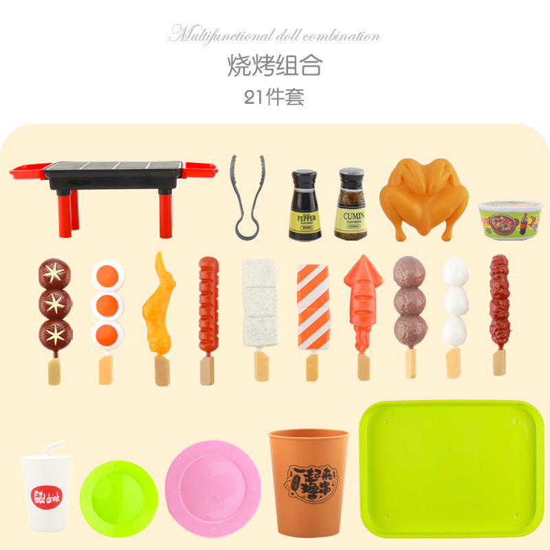 Fábrica directa de juguetes para niños en casa beberán agua, orinarán y cantarán simulación de muñecas conjuntos de juguetes de alimentos