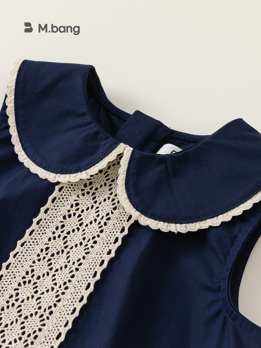 Ropa Infantil Youbao, Vestido de Verano con Encaje para Niñas, Estilo Corte, Traje para Actuaciones de Niñas Pequeñas
