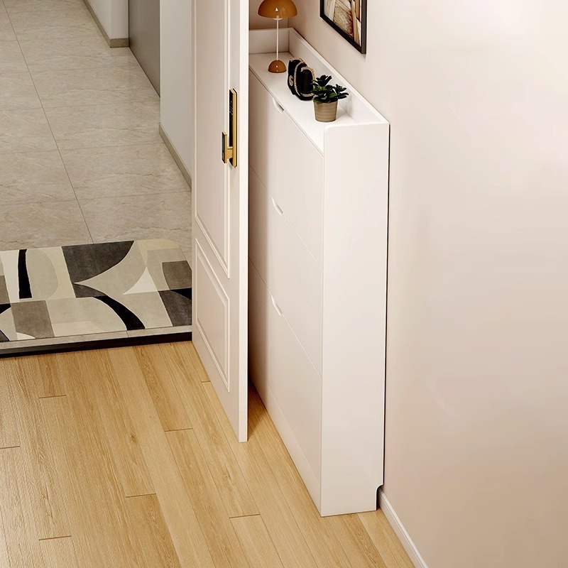 2021 New Style Shoe Cabinet Ultra-Thin Shoe Cabinet Home Entrance European Style Shoe Cabinet Ultra-Thin Ultra-Narrow Shoe Cabinet