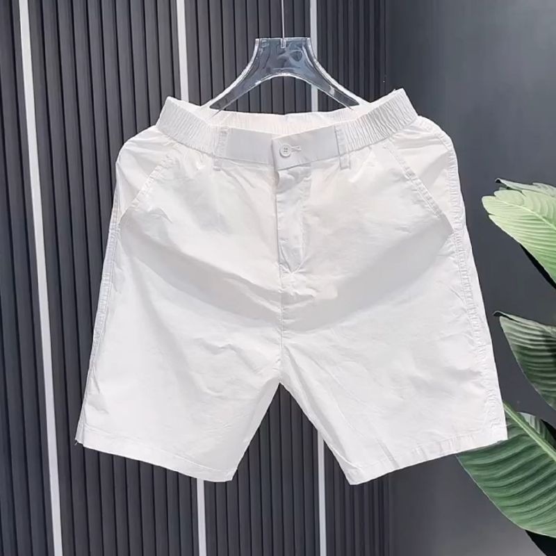 Lightweight Men's Casual Chino Shorts - Breathable Straight Leg Summer Walking Shorts With Stretch For Beach, Travel & Daily Wear_viptrois.com