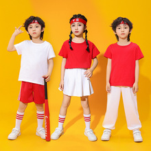 六一儿童啦啦队演出服幼儿园中小学生大合唱红歌表演服装男童女童