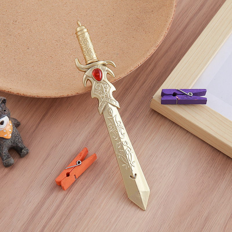 Pluma de góner en forma de arma Pluma de pistola Pluma de herramientas Papelería creativa Estudiante Anime Pluma de espada Pluma de escritura Pluma de escritura