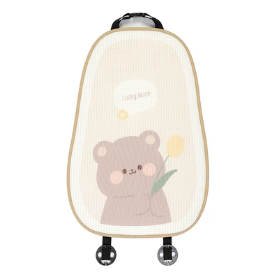 Car Cartoon Bear Headrest Headrest - tulip-bear-backrest