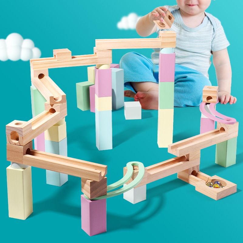 Wooden constructor railed