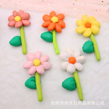 田园风向日葵太阳花 充棉布艺胸花批发diy装饰辅料箱包钥匙扣配件