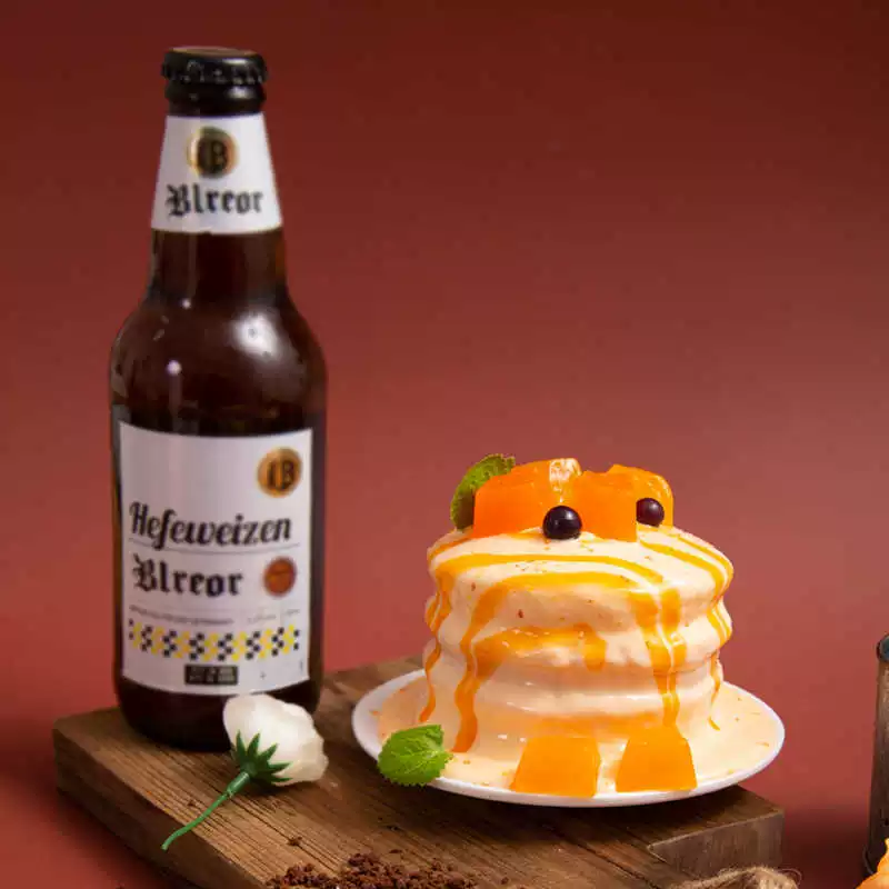 Simulated cake model Western dessert shooting props fruit cake simulation souffle cake