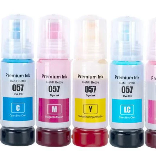 056 Ink 057 107 108 574 Dye ink EP L8050 L8058 Принтер совместим с чернилами