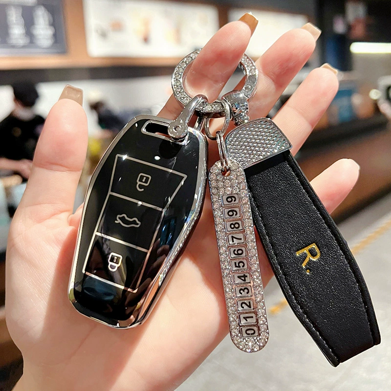 Чехол для ключей, подходит для ключей Volkswagen Sihao, для женщин, Love Run E50X, Yao X8, JAC, Volkswagen QX, милый корпус с пряжкой