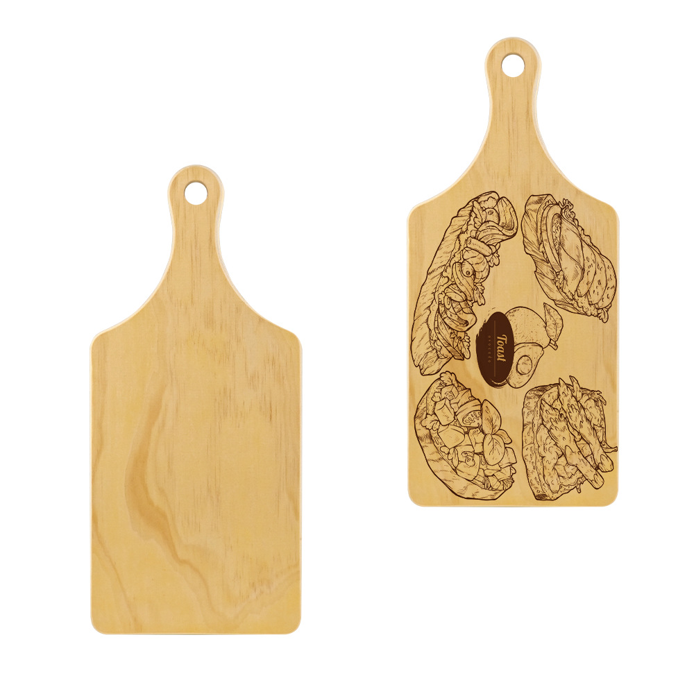 Ventas directas de fábrica de madera contrachapada de sublimación de queso tablero de queso doméstico portátil al por mayor