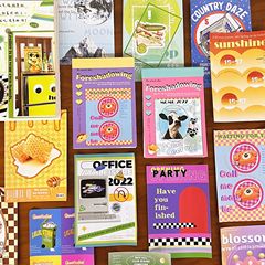 Ins Salted Maple Simple Handnote Background Paper Retro Handnote Base Material Paper Photo Prop Wall Decoration