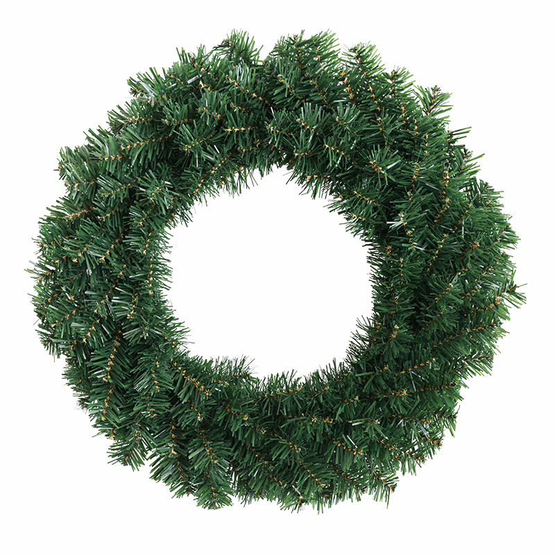 Guirnaldas de Navidad transfronterizas sin decoración guirnaldas de plástico de PVC simulación guirnaldas accesorios de decoración de vacaciones pueden mezclar lotes