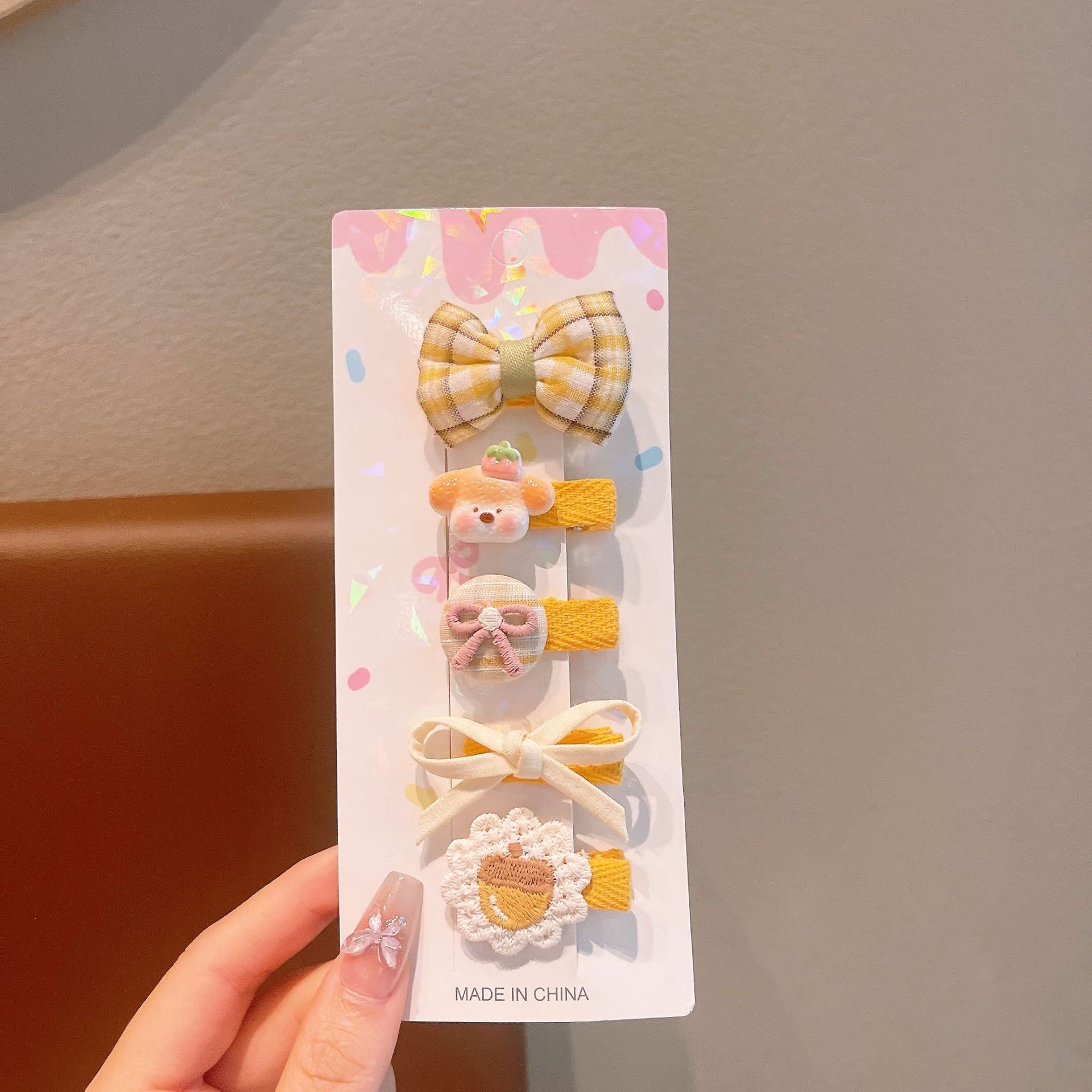 Niños clip de cabello niñas arco flor clip de cabello niñas clip de frangeo no daña cabello rotos decoración tridimensional para el cabello