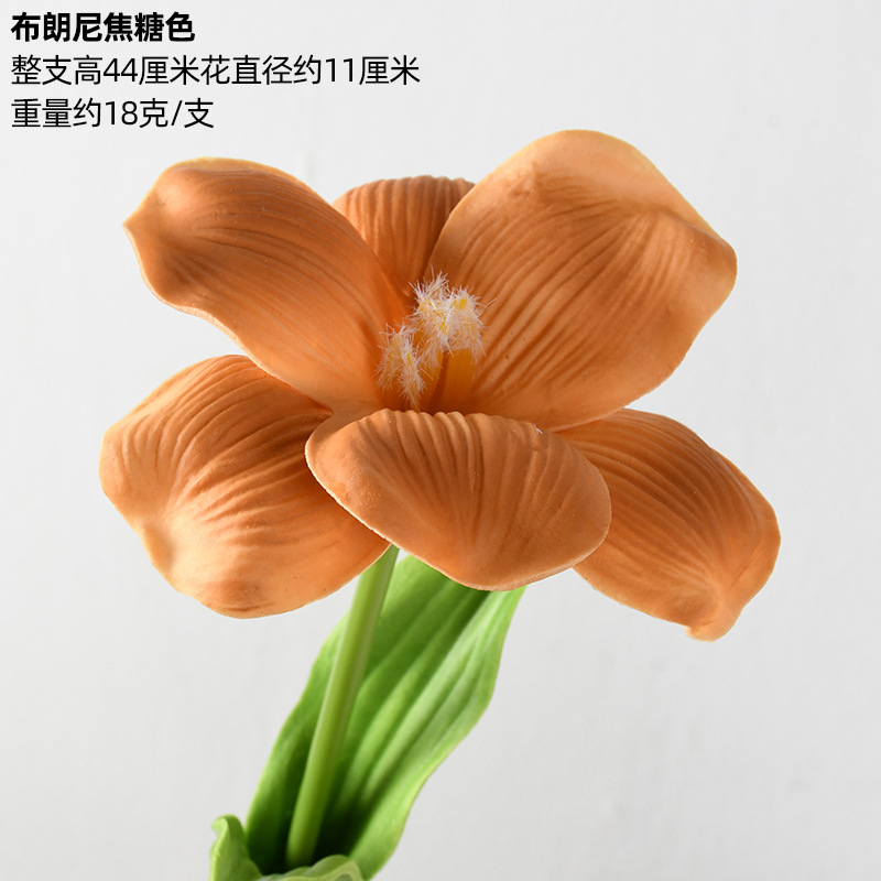 Flor artificial naranja flor artificial Rosa flor artificial boda Salón de la boda decoración del hogar flor artificial al por mayor