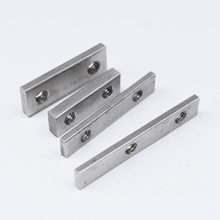 Stainless Steel 304 Rectangular Nut Double Hole Nut Porous Aluminum Profile Accessories Square Nut M4M5M6