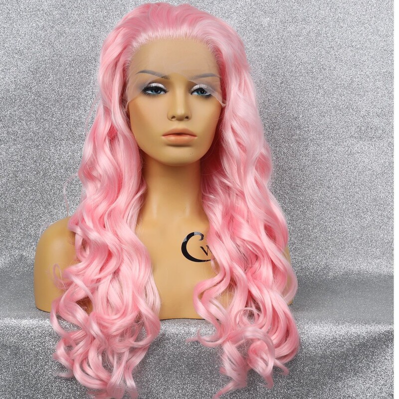 Synthetic Lace Front Wig Chemical Fiber Lace Front Wig Long Curly Hair 13*3inch Curly Hair Wig