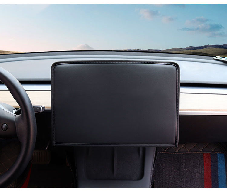 Suitable for Tesla Tesla Model3/Y central control screen protective cover protective leather case auto supplies wholesale