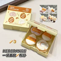 HERORANGE сумка хлеба большой палец пуховка коробка флоат губка для макияжа Кожа-благоприятный мини-инструмент для пуховки