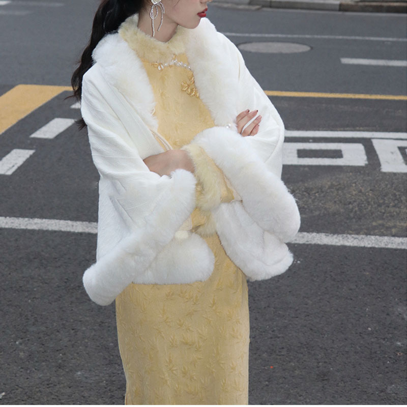 New Chinese-style Fleece-lined Thickened Improved Cheongsam, 2025 New Model, Youthful Sophisticated, Autumn And Winter_ecoleips.com