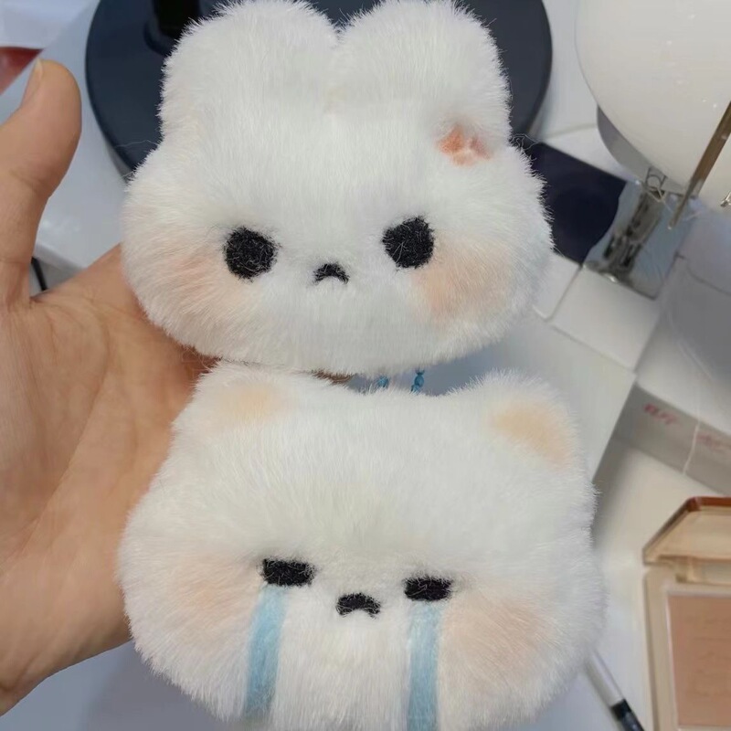 手作かわいいハニーウサギぬいぐるみストラップ学生カバンかばんかばん飾り掛けチェーン超萌えキーホルダープレゼント|undefined