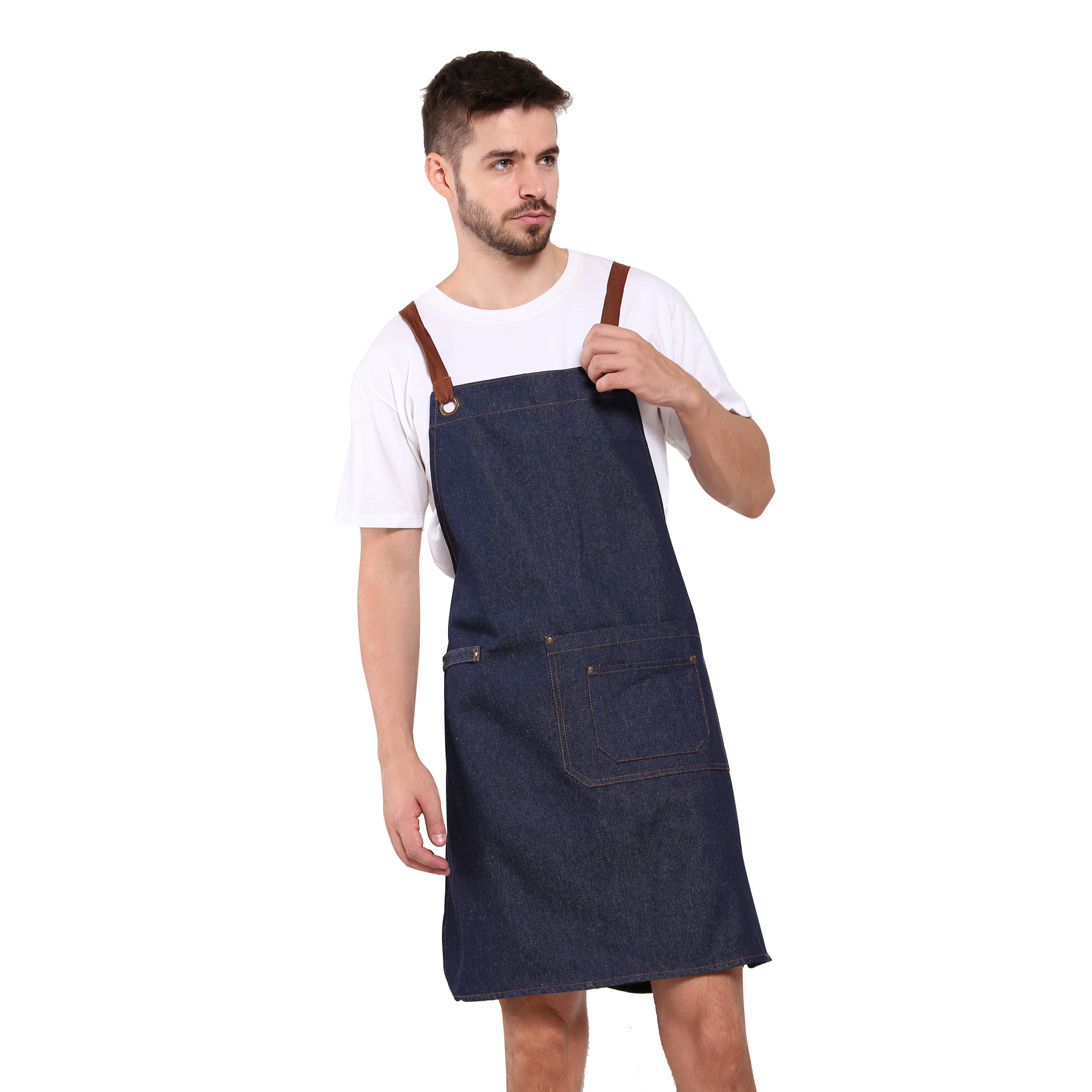 全綿デニムスタイル3ブルー