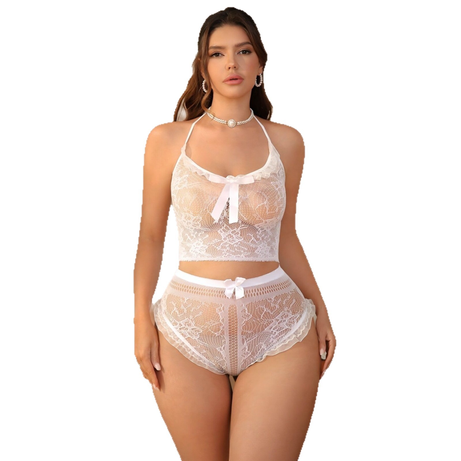 Yue mariposa europea y americana ropa interior sexy pura para coquetear sexy línea transfronteriza fábrica de comercio exterior uniforme encaje dormir YDA14