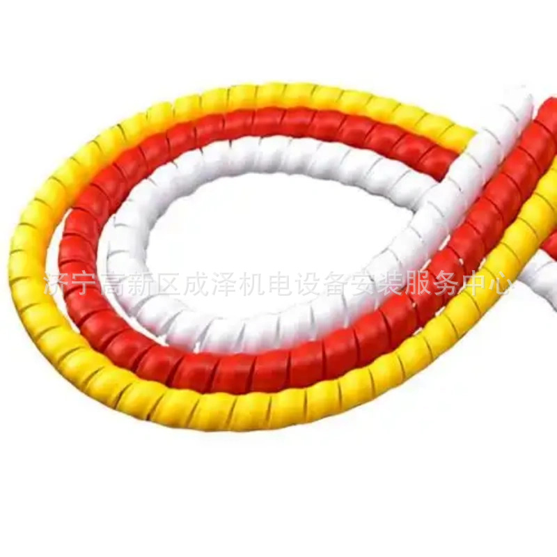 成泽 40mm螺旋保护套 改性PP材质 液压胶管螺旋保护套Ф50mm 红色