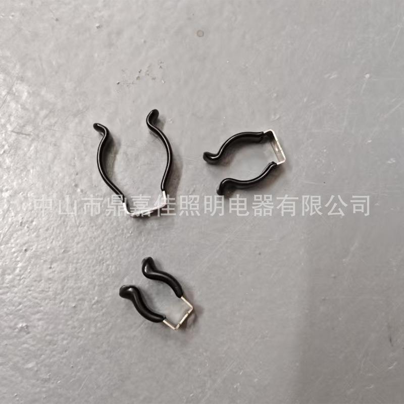 T5 T6 T8 Stainless Steel Coated Black Rubber Lamp Holder, Can Be Labeled, Self-Pickup