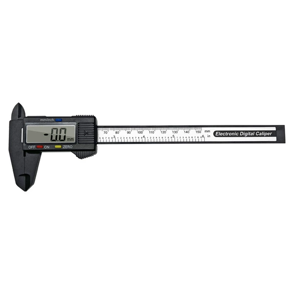 Black vernier caliper (OPP bag contains 1 electronic piece)